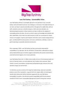 Microsoft Word - Luna Park Sydney Sustainability Vision_BT.doc