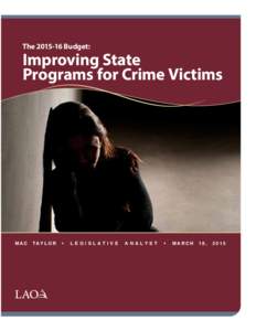 TheBudget:  Improving State Programs for Crime Victims  MAC