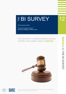 QlickTech in The BI Survey 12