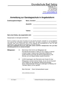 Grundschule Bad Salzig Wiltberger Str[removed]Boppard Tel.: ([removed]Fax: ([removed]