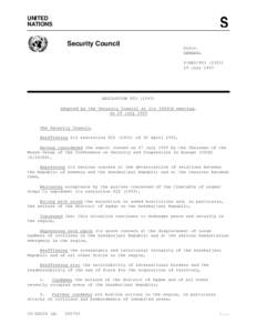 S  UNITED NATIONS  Security Council