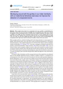 a Pion publication i-Perceptionvolume 1, pages 3 – 6 dx.doi.orgi0386 ISSN