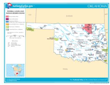 nationalatlas.gov Where We Are FEDERAL LANDS AND INDIAN RESERVATIONS  OKLAHOMA