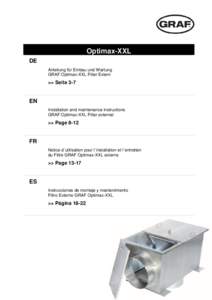 Microsoft Word - EBA GRAF Optimax XXL Filter_extern 4Spr 151211_USA_mitDB.doc