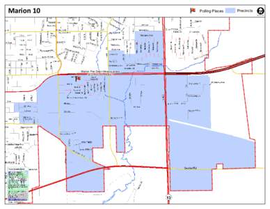 Marion 10  Polling Places Marion Fire Dept. Headquarters 3933 Katz Dr, Marion