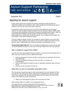 Microsoft Word - Applying fo asylum support_Sept 2012_final.doc