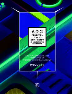ADC 94 TH ANNUAL AWARDS CEREMONY AT VIZCAYA MUSEUM & GARDENS WINNERS