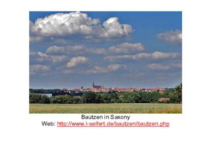 Dresden und Bautzen in Sachsen