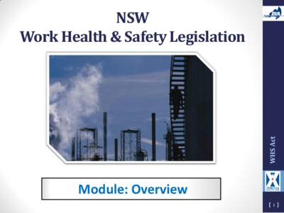 WHS Act  NSW Work Health & Safety Legislation  Put your Co.