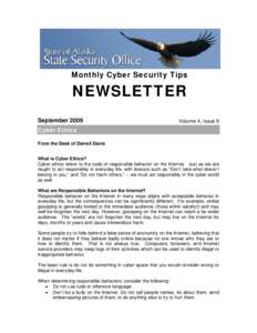 Monthly Cyber Security Tips  NEWSLETTER September[removed]Volume 4, Issue 9