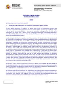 MINISTERIO DE AGRICULTURA, ALIMENTACIÓN Y MEDIO AMBIENTE  SECRETARÍA DE ESTADO DE MEDIO AMBIENTE