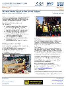 Manhattan  May-June[removed]Hudson Street Trunk Water Mains Project