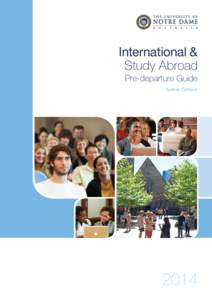 International & Study Abroad Pre-departure Guide Sydney Campus  2014
