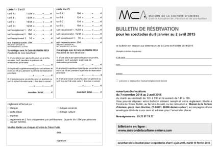 V W  carte 4 et 5 carte[removed]et 3 11,5€ x ……… = .........€