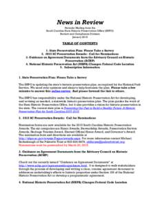 Cultural heritage / Humanities / State Historic Preservation Office / National Historic Preservation Act / Advisory Council on Historic Preservation / Preservation / National Park Service / Historic Preservation Fund / Historic preservation / National Register of Historic Places / Architecture