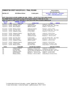 2013 Schedules Final Round U12.xlsx