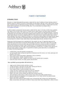 Microsoft Word - Parent Partnership Plandocx