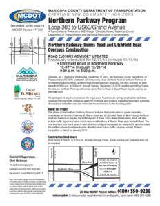 Northern Parkway Program update