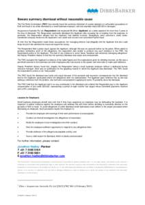 Dismissal / Human resource management / Management / United Kingdom labour law / Termination of employment / Unfair dismissal in the United Kingdom