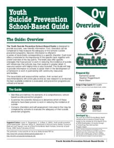 Suicide / Teenage suicide in the United States / Health / Youth suicide / Psychiatry / Mental health / Edwin S. Shneidman / TeenScreen / Suicide intervention / Suicide prevention / Youth / Human development