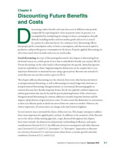 Chapter 6  Discounting Future Benefits and Costs  D