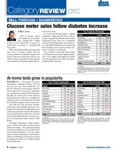 Glucose meter / LifeScan / Retail / Technology / Biology / Marketing / Accu-chek / SymphonyIRI Group / OneTouch Ultra