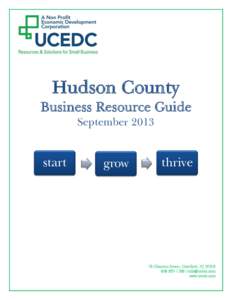 Hudson County Business Resource Guide September 2013 start