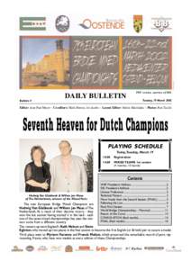 Bulletin 4  PDF version, courtesy of EBL DAILY BULLETIN