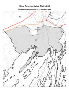 State Representative District 63 State Representative District 63 is shaded area 66  BRUNSWICK