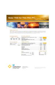 ® PPG Solarphire PV Glass ® PV Glass PPG Solarphire Solar