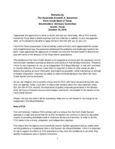 Farm Credit Bank of Texas / Government-sponsored enterprise / U.S. AgBank / AgFirst / Governance / Corporate governance / Mergers and acquisitions / Bank / Structure / Farm Credit System / Business / Economy of the United States