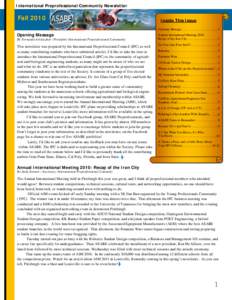 Microsoft Word - IPC_2010_Newsletter final draft