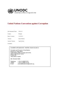 United Nations / United Nations Convention against Corruption / Political corruption / Freedom of information legislation / United Nations Office on Drugs and Crime / Prosecutor / Supreme court / Fiji Independent Commission Against Corruption / Commission for the prevention of corruption of the Republic of Slovenia / Law / Corruption / Government