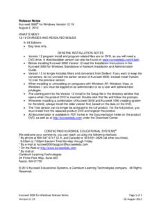 Kurzweil Educational Systems / Software / Computer architecture / Kurzweil / Windows Vista / Windows / Cambium Learning Group / System software / Kurzweil K250 / Assistive technology / Microsoft Windows / Computer accessibility