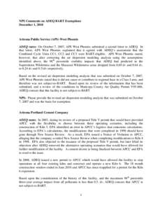 ASARCO / Air pollution / New Source Review / Economy of the United States / Air pollution in the United States / Industrial furnaces / Kilns