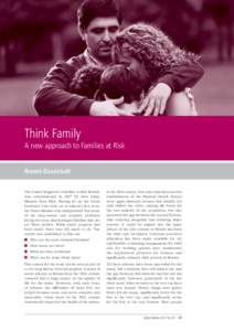 Think Family: A new approach to Families at Risk - Family Matters No 87