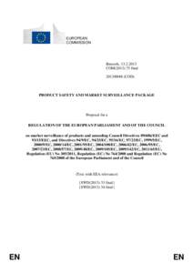 EUROPEAN COMMISSION Brussels, [removed]COM[removed]final[removed]COD)