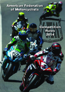 American Federation of Motorcyclists Competition Rules for 2014