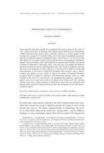 History and Theory, Theme Issue 52 (December 2013), 29-44  © Wesleyan University 2013 ISSN: FROM SECRET AGENTS TO INTERAGENCY