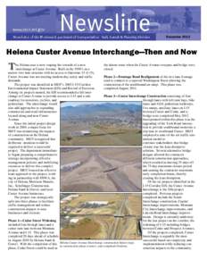 December[removed]Helena Custer Avenue Interchange—Then and Now T