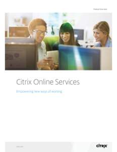 Citrix Online Services Overview
