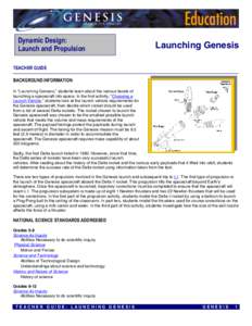 Dynamic Design:  Launch and Propulsion Launching Genesis