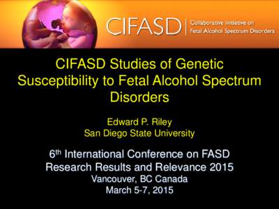 Fetal Alcohol Spectrum Disorders