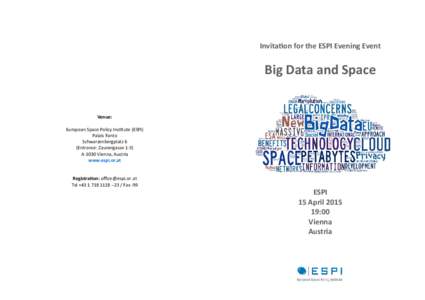 ESPI Evening Event - Big Data and Space.pub