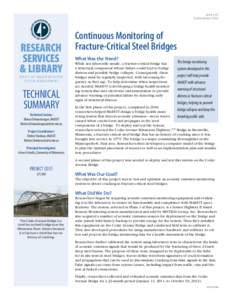 Continuous Monitoring of Fracture-Critical Steel Bridges