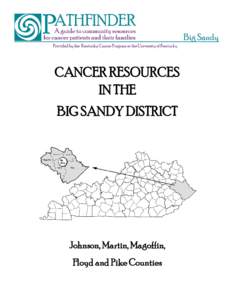 CANCER RESOURCES IN THE BIG SANDY DISTRICT Johnson, Martin, Magoffin, Floyd and Pike Counties