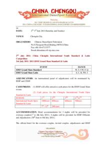Microsoft Word - Chengdu Invitation[removed]entry form.doc