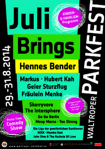 Park Headliner Plakat 2014 DIN A2_neu.indd