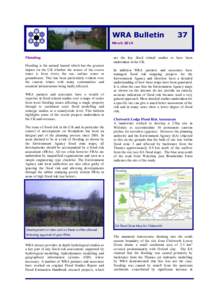 WRA Bulletin  37 March 2014