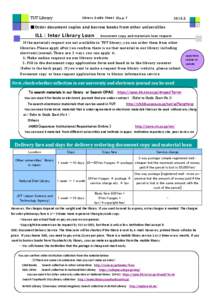 TUT Library  Library Guide Sheet No.e